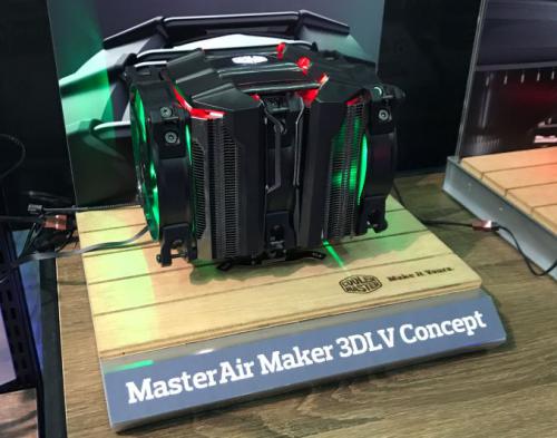 Cooler master показала два концептуальных процессорных охладителя, один из которых напоминает гриб