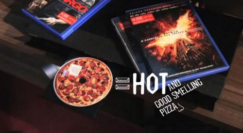 Dvd с запахом пиццы!