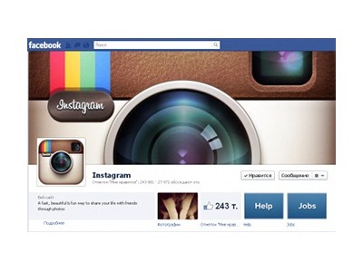 Facebook купит фотоприложение instagram за миллиард долларов
