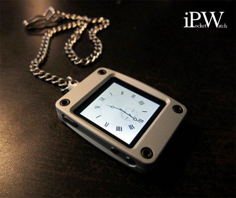 Ipocketwatch case turns your ipod nano into a stylish pocket watch (4 pics)