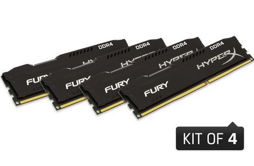Kingston представила модули памяти hyperx fury ddr4