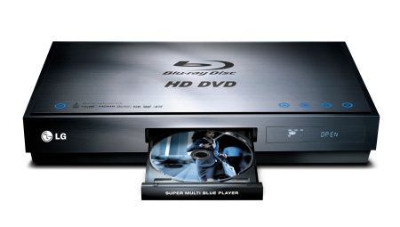 Lg выпустила проигрыватель для дисков blu-ray и hd dvd
