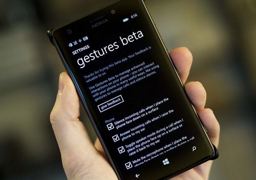Microsoft выпустила приложение gestures для управления wp-смартфонами с помощью жестов