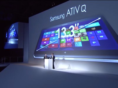 Samsung premiere event: гибрид ativ q с hi-res дисплеем