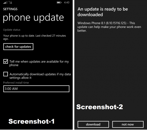 Смартфоны, не поддерживающие windows 10 tp, могут установить windows 8.1 update 2