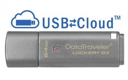 В накопителях kingston datatraveler locker+ g3 появилась функция облачного резервирования данных